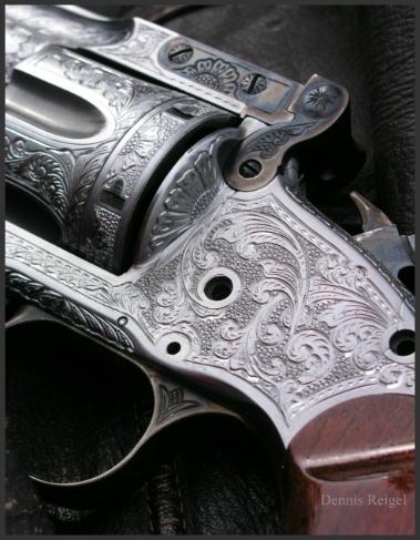 Uberti Guns, Schofield, Reigel Gun Engraving