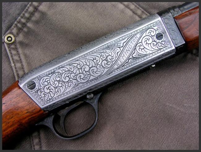 Engraved Remington Model 241, by Reigel Gun Engraving