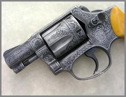Hand Engraved S&W Chiefs Special .38