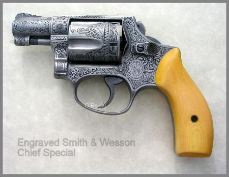 Engraved Smith & Wesson Chief Special