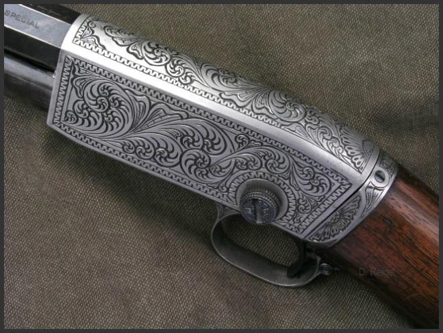 Engraved Remington Model 12cs, reigelgunengraving.com