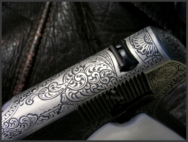 Hand Engraved Colt Model 1903 Pocket Hammerless