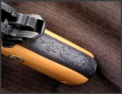 Engraved Colt 380 Government