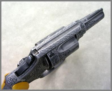 Hand Engraved Smith and Wesson Chiefs Special Model 36 Revolver