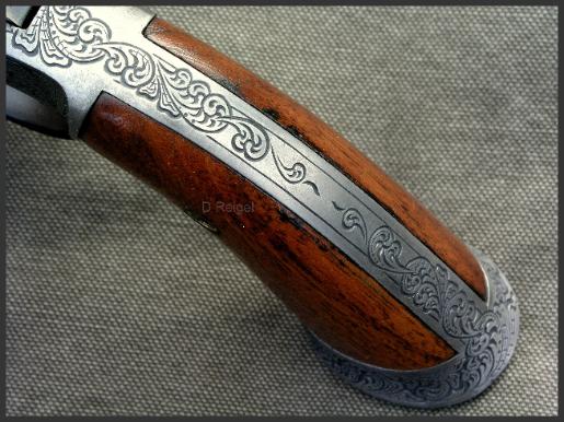 Engraved Stevens No. 35 Target Pistol