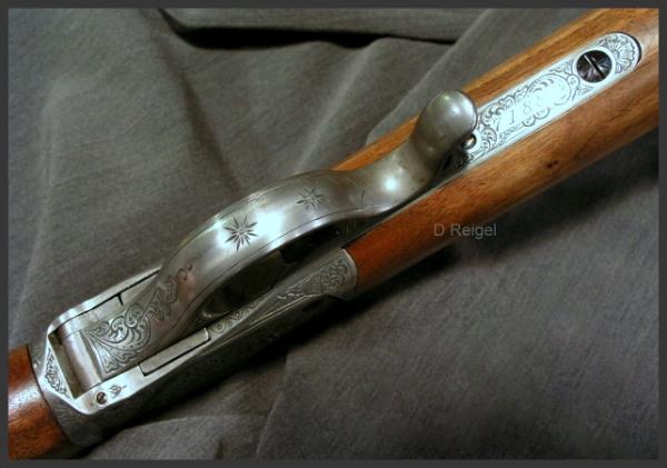 Hand Engraved Winchester Model 1885 High Wall 30-40 Krag Rifle